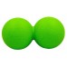 Массажный мячик EasyFit TPR двойной 12х6 см зеленый, код: EF-1062-Gr