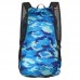 Рюкзак складний портативний 4Monster Water Resistant Portable 140х80 мм, камуфляж синій, код: T-CDB-24_KBL