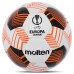 М"яч футбольний Molten UEFA Europa League №5 PU, білий-чорний-помаранчевий, код: F5U2100-34-S52 М"яч футбольний Molten UEFA Europa League №5 PU, білий-чорний-помаранчевий, код: F5U2100-34-S52