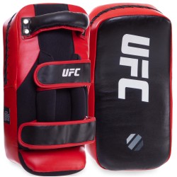 Макивара вигнута UFC Pro Thai шкіряна 380x190x100 мм (2 шт), код: UCP-75347-S52