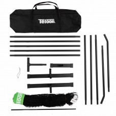 Сітка для піклболу мобільна портативна розбірна з металевим каркасом Teloon 6700х920 мм, чорний, код: TL-3306