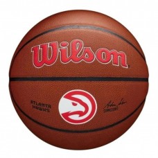 М"яч баскетбольний Wilson NBA Team Alliance BSKT ATL Hawks, розмір 7, коричневий, код: 194979034187