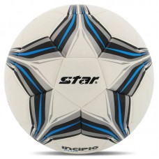 М"яч футбольний Star Incipio Plus №5 PU, білий-синій, код: SB6414C_WBL