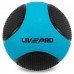 М"яч медичний медбол Medicine Ball LiveUp 6кг, чорний-синій, код: LP8112-6