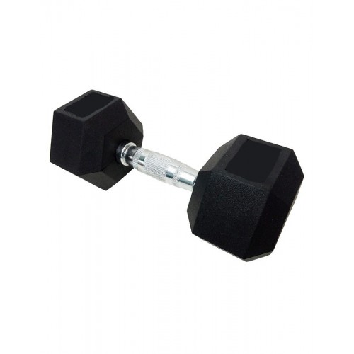 Гантель шестигранний гумовий HouseFit DD 6442-1, 1х1 кг, код: К00014940 Гантель шестигранний гумовий HouseFit DD 6442-1, 1х1 кг, код: К00014940