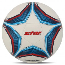 М"яч футбольний Star Captain №4 PU, білий-синій, код: SB8664-S52 М"яч футбольний Star Captain №4 PU, білий-синій, код: SB8664-S52
