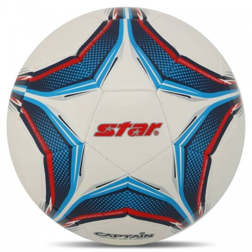 М"яч футбольний Star Captain №4 PU, білий-синій, код: SB8664-S52 М"яч футбольний Star Captain №4 PU, білий-синій, код: SB8664-S52