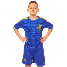 Форма футбольна дитяча PlayGame Україна Євро 2016, розмір XL-30, зріст 155-165, синій, код: CO-3900-UKR-16_XL-30BL