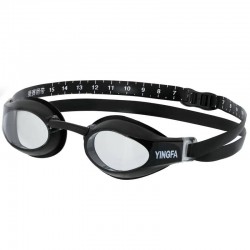 Окуляри для плавання дорослі Yingfa чорний, код: Y689AF_BK
