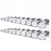 Хромований гантельний ряд Fitnessport D-04 1-10 кг (10 пар) 110 кг, код: 10083-AX