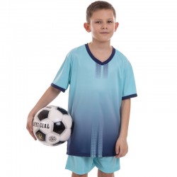 Форма футбольна дитяча PlayGame розмір S, ріст 155, м"ятний-синій, код: D8826B_SMBL
