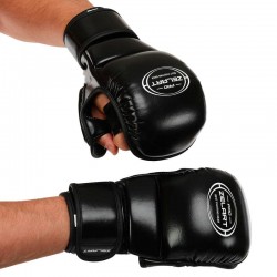 Рукавиці Краби спарингові для MMA Zelart XL, чорний, код: BO-3495_XLBK