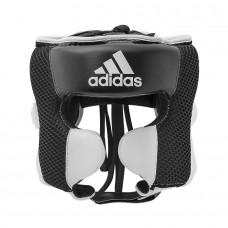 Шолом боксерський Adidas Hybrid 150 Training Headguard M, чорний-білий, код: 15560-872