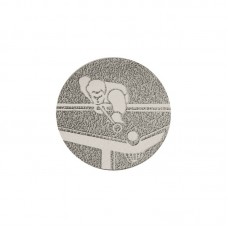 Наклейка на медаль кубок PlayGame Більярд d-25 мм 1 шт срібна, код: 25-0021_S-S52