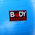 Фітбол м"яч для фітнесу глянцевий Body Sculpture ø65см, синій, код: BJBB-001TBL-26N-S52