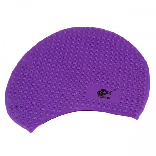 Шапочка для плавання силіконова Dolvor Bubble BSC фіолетовий, код: DLV-BSC-WS Шапочка для плавання силіконова Dolvor Bubble BSC фіолетовий, код: DLV-BSC-WS