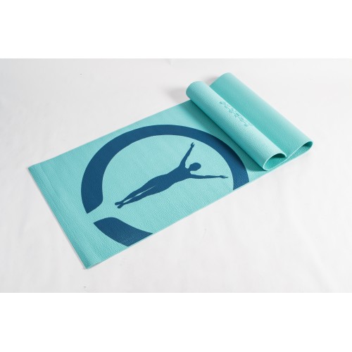 Килимок для йоги з принтом LiveUp PVC Yoga Mat 1730x610x6 мм, блакитний, код: 2015113000050