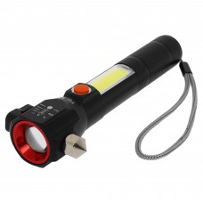 Ліхтарик ручний світлодіодний X-Balog чорний, код: BL-T6-38