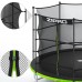 Батут Zipro Jump Pro 8FT (2520 мм) з внутрішньою сіткою, салатовий-чорний, код: 5902659840660-IN