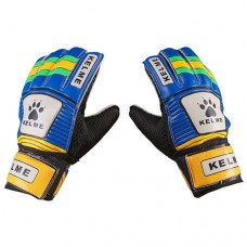 Воротарські рукавички Kelme Latex Foam, розмір 8, помаранчевий-синій, код: GET-KLM8-WS