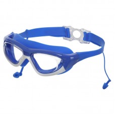 Окуляри-напівмаска для плавання дитячі з берушами Sailto синій, код: 9200_BL