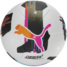 М"яч футбольний Puma Orbita 5 TB Hardground №5, білий-чорний-рожевий, код: 4067981499809