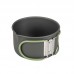 Набір посуду Bo-Camp Explorer 4 Pieces Hard Anodized Grey/Green, код: DAS301407-DA