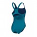 Купальник закритий для жінок Arena Solid Swimsuit Control Pro Bac, розмір 44, бірюзовий, код: 3468336853658