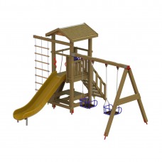 Дитячий ігровий комплекс Miros "Томас" 4460x4150x3020 мм, код: MD851 Дитячий ігровий комплекс Miros "Томас" 4460x4150x3020 мм, код: MD851