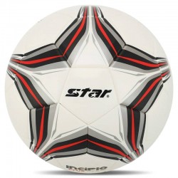 М"яч футбольний Star Incipio Plus №5 PU, білий-чорний, код: SB6414C_WBK