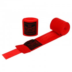 Бинти боксерські Matsa 3 м, червоний, код: MA-0031-3_R