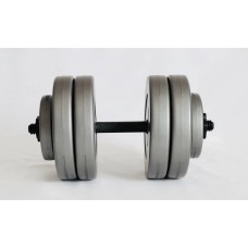 Гантелі WCG Grey 1x13кг, код: 01013G-IF Гантелі WCG Grey 1x13кг, код: 01013G-IF