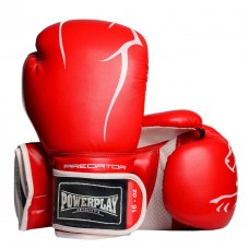Боксерські рукавиці PowerPlay червоні 16 унцій, код: PP_3018_16oz_Red