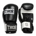 Рукавички боксерські Thor Sparring 14oz, шкіра, чорно-білі, код: 558(Leather) BLK/WH 14 oz.