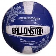 М"яч волейбольний Ballonstar №5 PU, синій-білий, код: LG2352 М"яч волейбольний Ballonstar №5 PU, синій-білий, код: LG2352