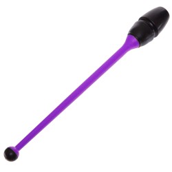 Булава для художньої гімнастики FitGo фіолетовий-чорний, код: C-6176_VBK