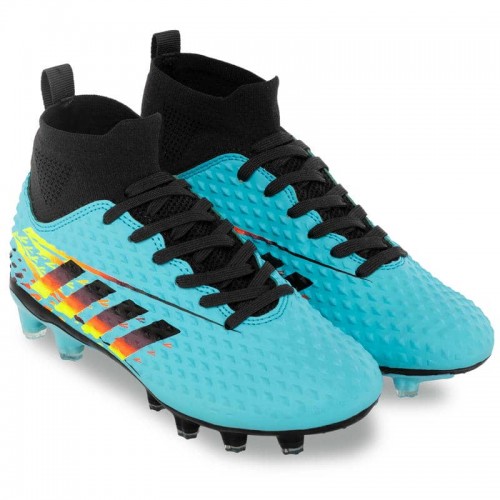 Бутси футбольні дитячі з носком PlayGame розмір 36, блакитний-чорний, код: 266B-2_36