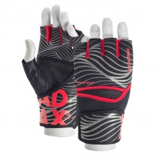 Рукавички для фітбоксу (легких ударів по боксерській груші) MadMax MaxGel Fighting Gloves L-XL, Black/Red, код: MBF-906-RED