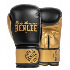 Рукавички боксерські Benlee Carlos 10oz чорно-золоті, код: 199155 (Black gold) 10 oz.