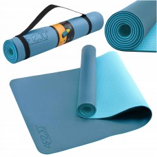 Килимок для йоги та фітнесу 4Fizjo TPE 4 мм Blue/Sky Blue, код: 4FJ0334