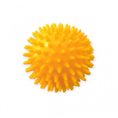 М"яч масажний SNS A-J8 d=8 см напівжорсткий ненадувний, жовтий, код: 12950-SNS М"яч масажний SNS A-J8 d=8 см напівжорсткий ненадувний, жовтий, код: 12950-SNS