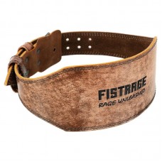 Пояс атлетичний шкіряний Fistrage 2XL, ширина-15см, коричневий, код: VL-6049_2XL