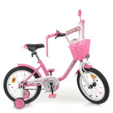 Велосипед дитячий Profi Kids Ballerina d=16, рожевий, код: Y1681-1-MP