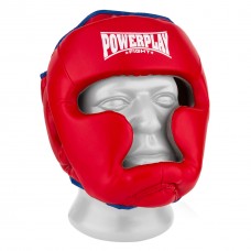 Боксерський шолом тренувальний PowerPlay + Amara S червоно-синій, код: PP_3068_S_Red/Blue