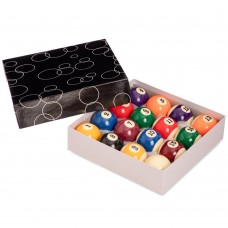 Кулі для більярду PlayGame 16 різнокольорових кульок d = 57,2 мм, код: KS-1057-S52