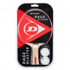 Набір для настільного тенісу Dunlop Rage 1 ракетка, 2 м"ячі, код: DL10285750-S52 Набір для настільного тенісу Dunlop Rage 1 ракетка, 2 м"ячі, код: DL10285750-S52