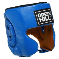 Шолом боксерський в мексиканському стилі шкіра Green Hill M, синій, код: BO-0575_MBL