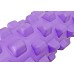 Масажний ролик EasyFit Grid Roller Pro 330x140 мм, фіолетовий, код: EF-2015-V-EF