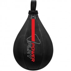 Пневмогруша боксерська PowerPlay шкіра, M чорний, код: PP_3061_M_Black Пневмогруша боксерська PowerPlay шкіра, M чорний, код: PP_3061_M_Black