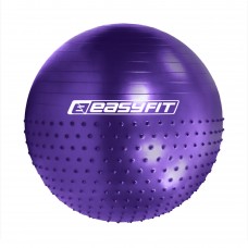 Фітбол EasyFit Hybrid 850 мм, напівмасажний, фіолетовий, код: EF-3013-V-EF